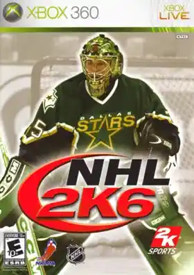 NHL 2K6 (USA) box cover front